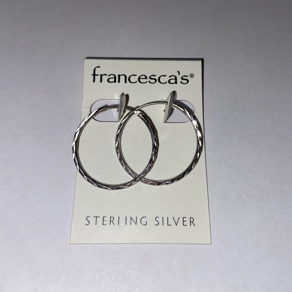 Sterling Silver Hoop Earrings